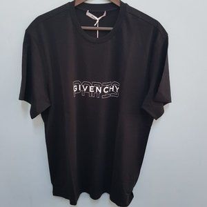 Givenchy Logo Printed Black T-Shirt